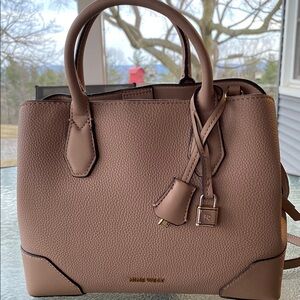 Nine West pink/tan Tote Bag